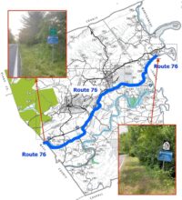 10-17 bicentennial Pulaski County Map VDOT Route 76 Photographs