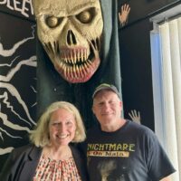 10-3 they scare Jennifer and Matt Smith at the Nightmare on Main