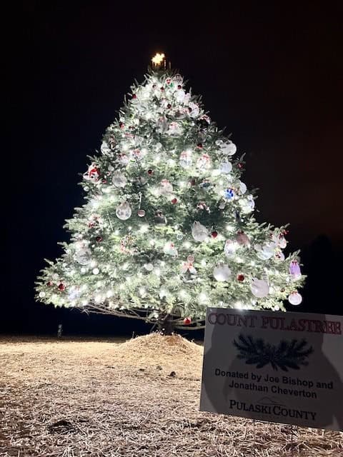 Pulaski County Announces Holiday Events: Christmas in the Park and Randolph Park in Lights 2 11 21 pc winter Tree Lighting