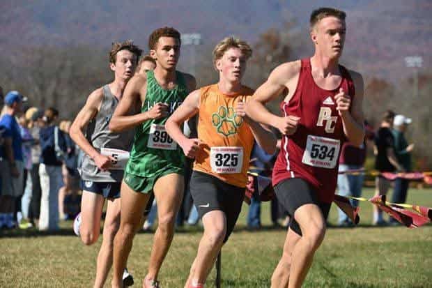 Cole Boone XC State Meet Photo