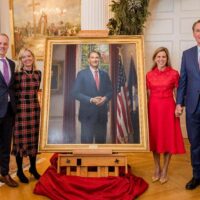 Governor Glenn Youngkin and First Lady Suzanne S. Youngkin Celebrate Official Portrait Unveiling