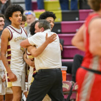 Cougars  beat Cave Spring in the final seconds, sweeping  the Knights