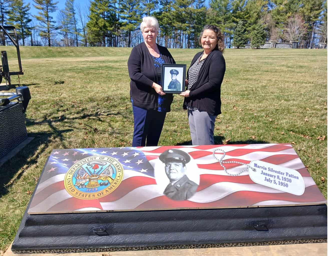 3 13 patton Women at casket scaled