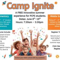 Pulaski County Public Schools Announces “Camp Ignite” – A Free Two-Week Summer Learning Experience