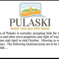 Town of Pulaski seeks mowing bids