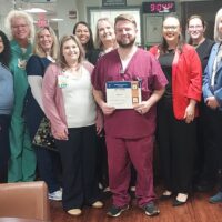 LewisGale Hospital Pulaski honors Bob Grant with BEE Award