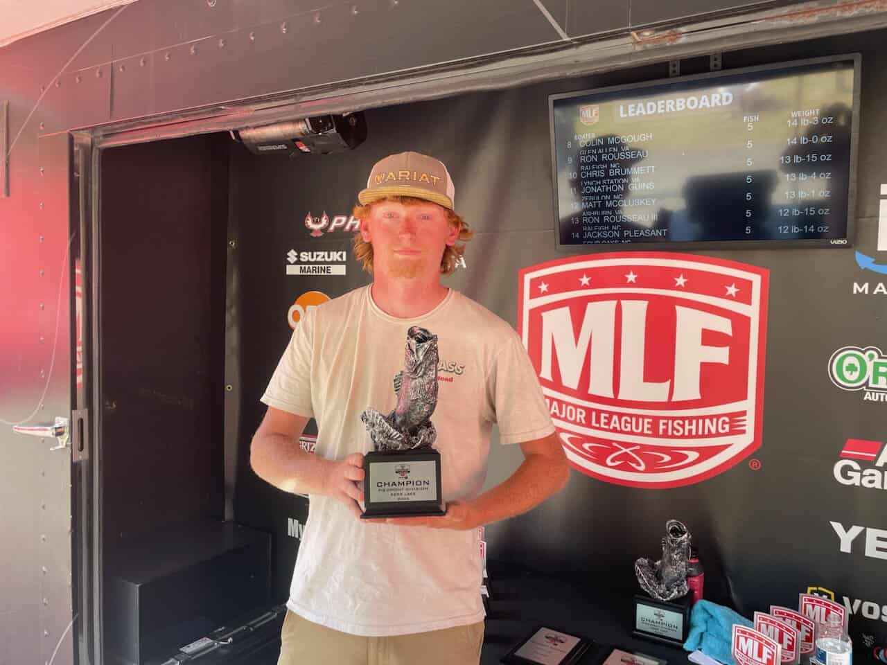 Dublin’s Decker Earns First Career Victory at Phoenix Bass Fishing League Event at Kerr Lake