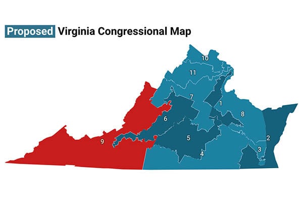 Virginia seeks stay after redistricting ruling 4 redistricting map