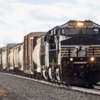 Norfolk Southern Train in the Shenandoah Valley during daytime