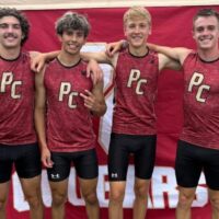 6-5 All-Region 4x800 meter relay team Silas Sweet Alex Flores Cecil Black Cole Boone