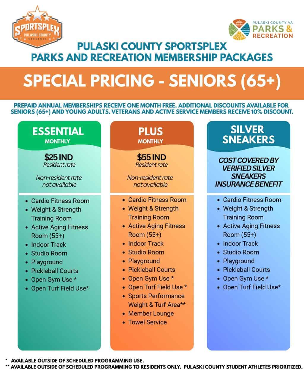 Pulaski County offers first look at Sportsplex experience and membership options ahead of Fall 2026 grand opening 15 2026 Sportsplex Membership Pricing July 2026 Page 2 scaled