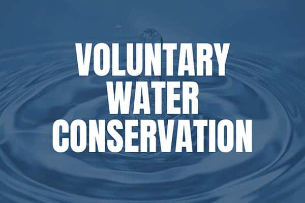 voluntary water conservation