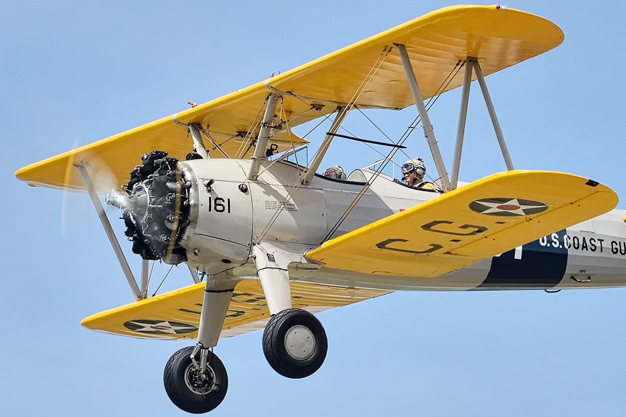 WWII Stearman Bi-plane Warbird Rides Added to New River Valley Airport Event 4 8 14 bi plane Stearman biplane3