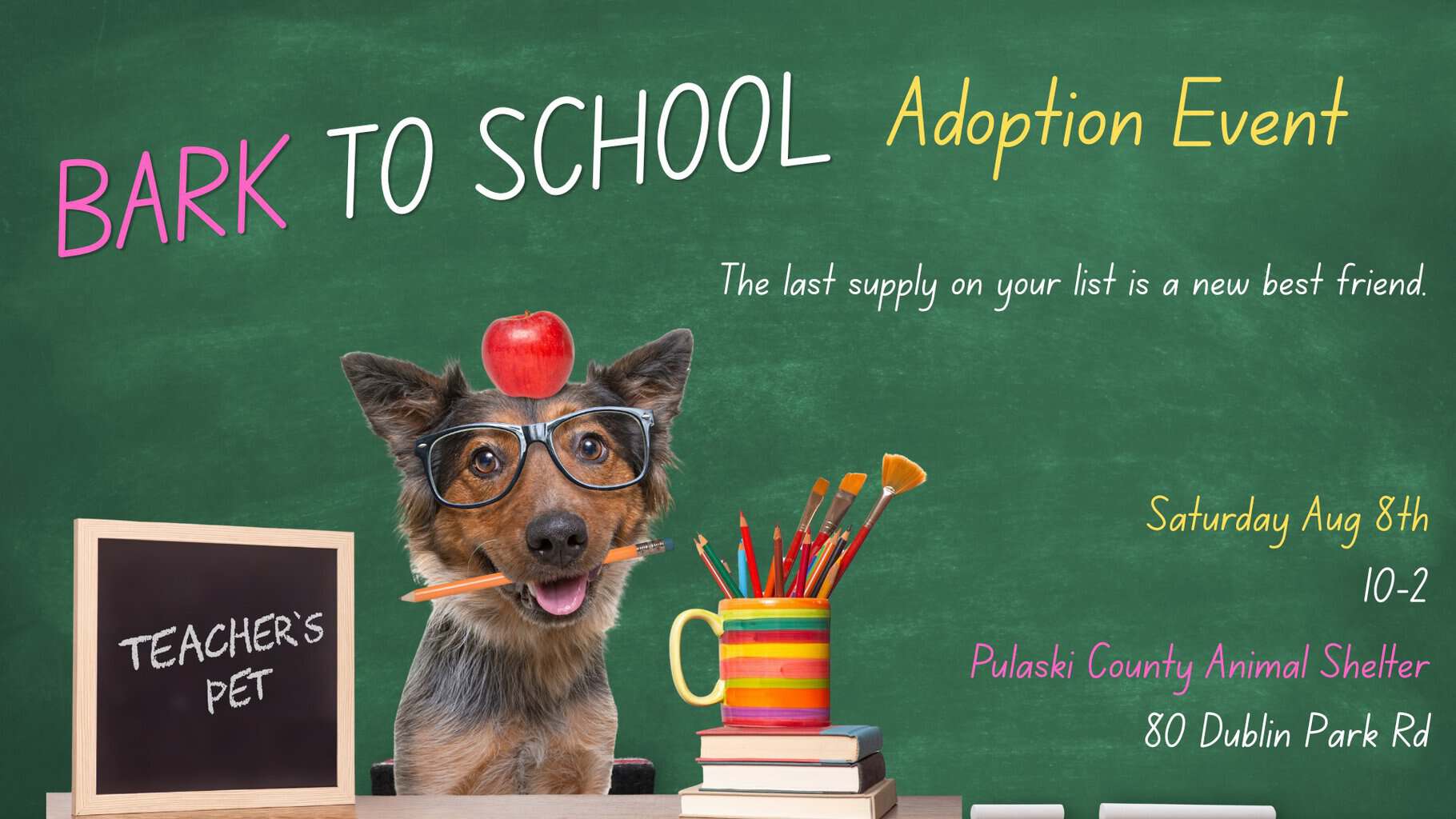 Bark to school FB event 8 7