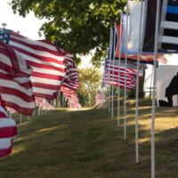 Flags on Site_Chuck Lynch