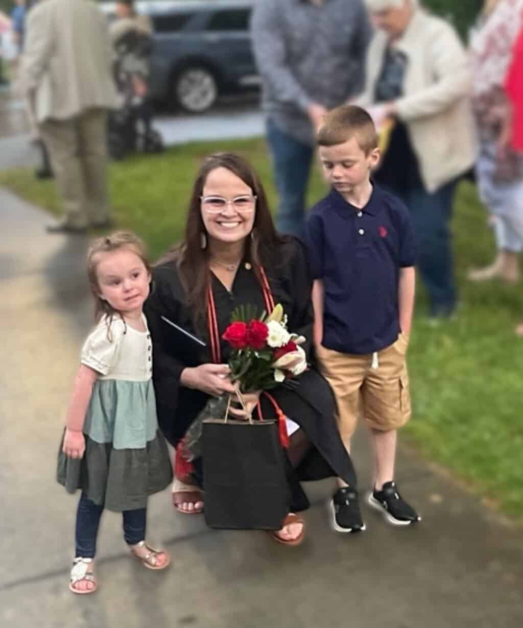 NRCC Student Parent Grad Morgan Gee