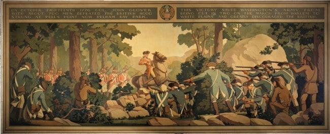 Colonel Glover holds back the British Army at Pell’s Point 5 10 16 history